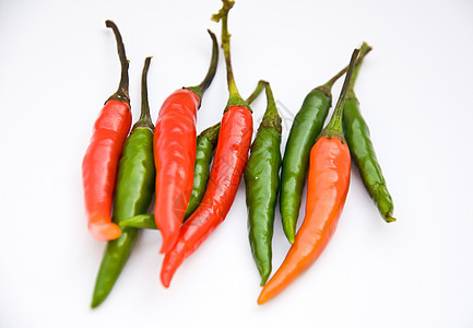 红辣椒和绿辣椒厨房食物红色饮食蔬菜香料烹饪绿色图片