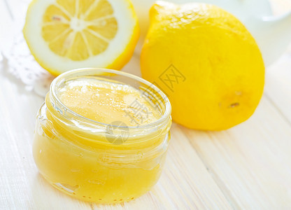 蜂蜜和柠檬小麦水果玻璃食物青柠宏观木头产品蜂蜜营养图片