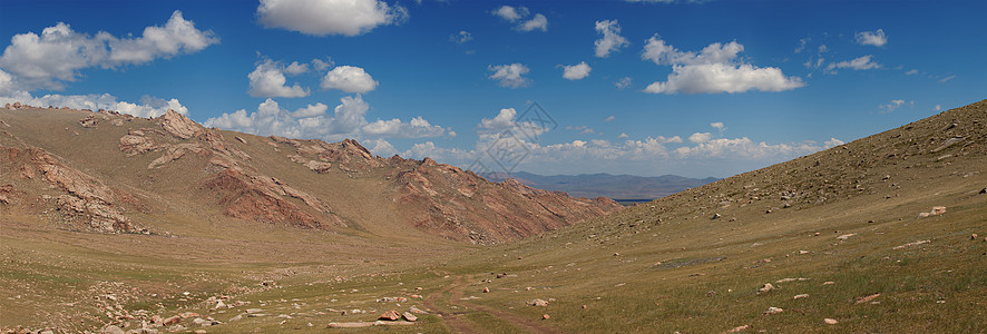 Altai山脉 美丽的高地景观 蒙古风景岩石地面高原山脉蓝色环境爬坡顶峰天空图片