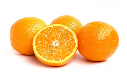 橙子食物白色水果营养异国饮食圆形情调热带黄色图片