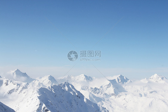 山峰峰滑雪天气旅行假期童话旅游首脑高山天空日出图片