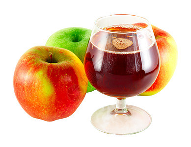 苹果汁加苹果气泡果汁橙子玻璃水果饮食金子早餐食物营养图片