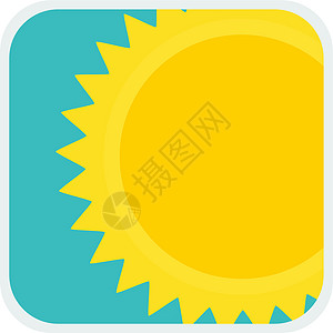 太阳气象图天气插图天空预报季节太阳背景图片