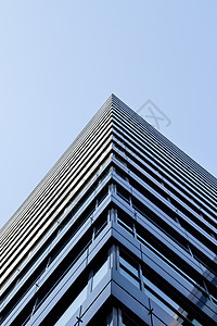 商业摩天大楼建筑蓝色结构金融办公室外观办公楼图片