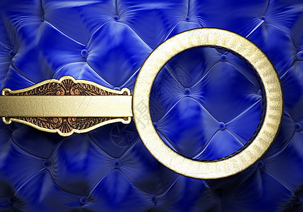金金在织布背景上金属蓝色装饰皇家金子奖项出版物娱乐展览奢华图片