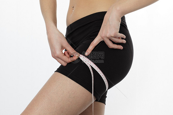 身体减肥女士女性重量青年磁带弹性厘米尺寸老化图片