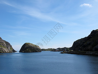 挪威景观挪威海湾休闲乡村旅游峡湾旅行海岸海滩自由风景图片