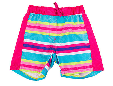 儿童海滩短裤水平服装格子游泳运动白色工作室钥匙条纹纺织品图片