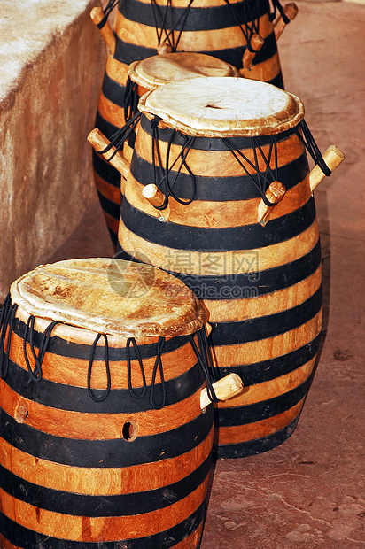 非洲鼓条纹乐器图片