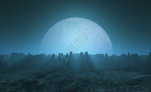 月出风景顶峰天空山脉环境天堂插图白色空气星星图片