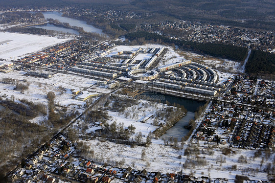 柏林空中观察空气建筑地平线控制街道运输航空直升机城市照片图片