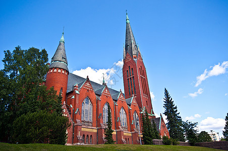 的教堂旅行红色晴天建筑历史建筑学教会图片