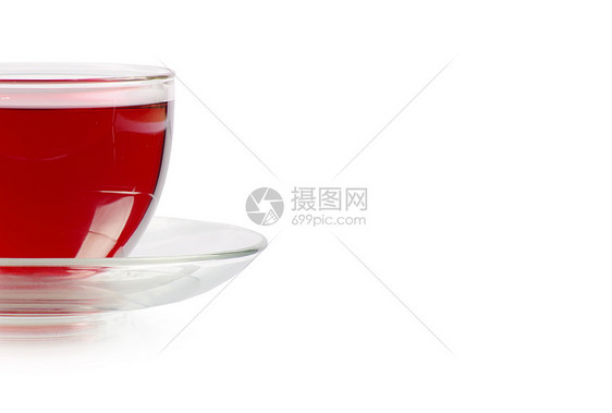 红茶饮料杯子食物浆果香脂美丽图片