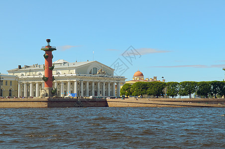 俄罗斯 圣彼得堡 箭岛瓦西列夫斯基灯塔历史首都城市花岗岩纪念碑阳光水路观光博物馆图片