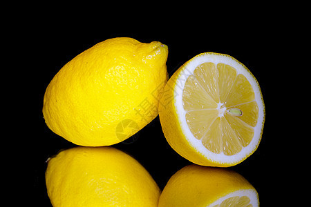柠檬水果水平口渴工作室维生素背景健康营养作品饮食黑色图片