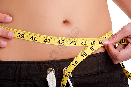 饮食时间女士女性损失测量曲线女孩尺寸肥胖营养腹部图片