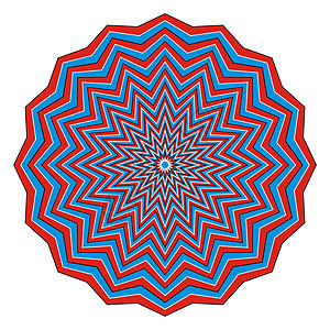 光幻圆圈概念光学数学眼睛黑色插图网格墙纸几何学图片