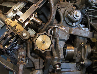 旧工厂机器细节工程工作金属制造业工业机械齿轮力量技术车轮图片