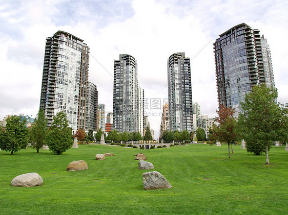 加拿大不列颠哥伦比亚温哥华塔石头景观公园财产天际奢华住宅天空蓝色娱乐图片
