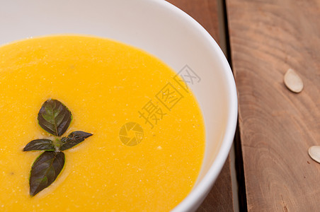 胡桃酱汤营养勺子种子橙子面包午餐蔬菜壁球食物南瓜图片