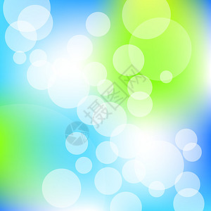 蓝绿色背景的白色白形抽象圆图片
