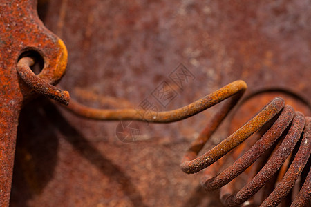 鲁斯春春的近身螺旋技术环形机器机械圆圈金属古董紧张棕色图片