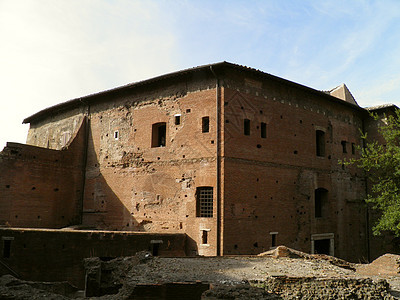 Trajan在罗马的论坛和市场加法吸引力地标皇帝文明旅游帝国建筑建筑学遗产图片