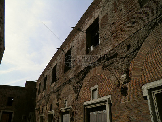 Trajan在罗马的论坛和市场皇帝帝国建造遗产文明旅游建筑吸引力建筑学游客图片