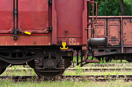 火车站旧车牌停泊铁轨运输物流送货金属船运矿石力量速度货运图片