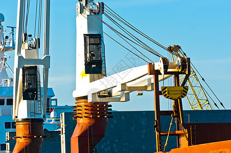 工业船货物力量起重机金属贸易载体运输商业出口商品图片