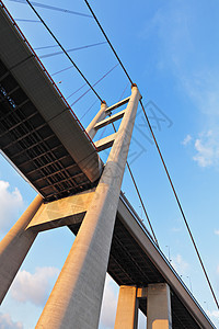 清马桥运动海洋街道运输地标旅行速度射线蓝色景观图片