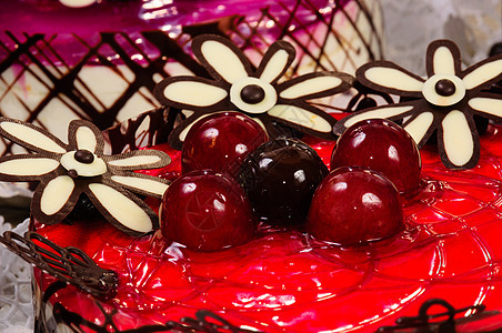 美味蛋糕紫色派对餐厅糖果美食庆典食物糕点甜点配料图片