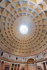 罗马万神教 罗马圆顶历史教堂风格地方建筑学柱子艺术城市圆圈图片