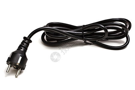 电插件电气电压活力技术电缆绳索白色插头电子别针图片