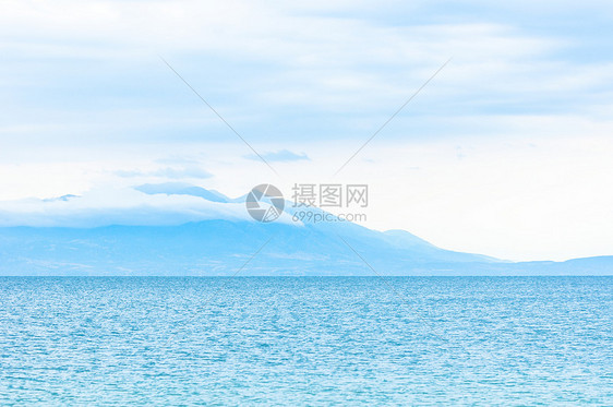 夏季和平海景冲浪水池地平线场景假期涟漪热带海洋蓝色旅行图片