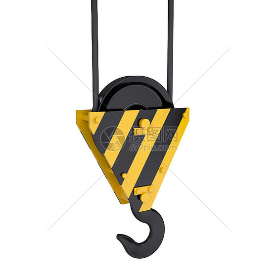 用绳索钩起吊机货物工程重量建筑螺栓行动工具活动机械电缆图片