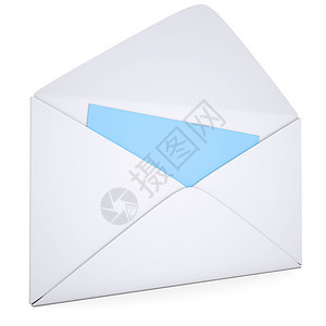 开放白信封周年公告邀请函邮件生日通讯纪念日电脑网络蓝色图片