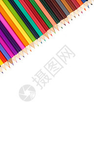 彩色铅笔分类蜡笔教育工作室工艺白色水平团体艺术照片摄影图片