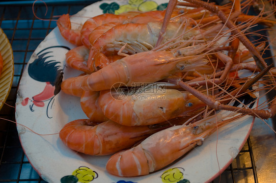 海虾龙虾用餐美食盘子异国起动机海鲜情调餐厅营养图片
