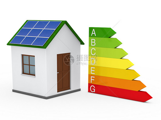 3d住宅太阳能棒图片