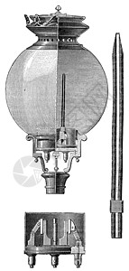 雕刻的老式插图工程力量发明者电极创造力电路艺术蚀刻技术科学图片