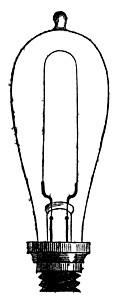 托马斯阿尔瓦爱迪生的白炽灯或碳丝灯雕刻装置灯泡电路艺术品玻璃电气电极活力艺术图片