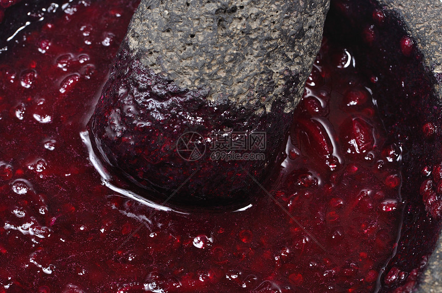 仙人掌梨汁食物水果岩石石头果食者种子黑色宏观地面熔岩图片