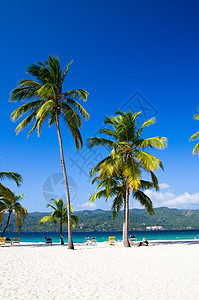海滩沙滩海洋太阳热带蓝色天堂阳光海岸晴天假期海景图片