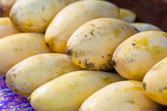 黄黄芒果圆圈种子皮肤饮食植物纤维热带果汁农场甜点图片