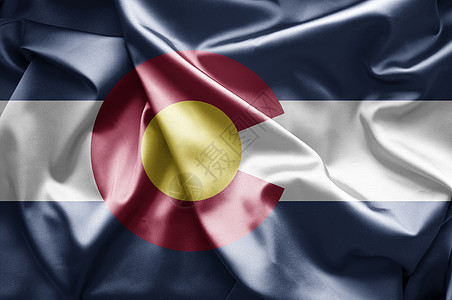 科罗拉多旗帜横幅插图图片