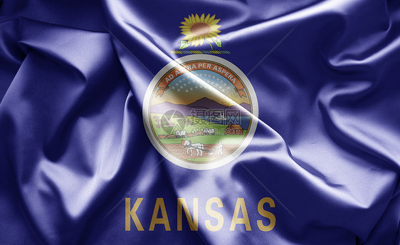 堪萨斯州皮卡横幅插图旗帜图片