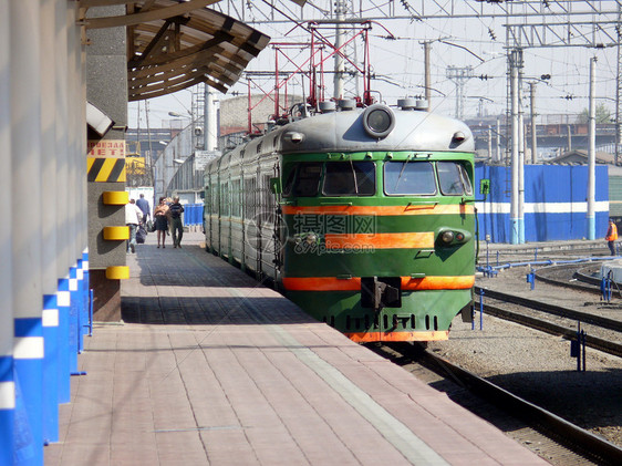 Chelyabnisk火车站运输货物乘客机车货运工业过境车皮商业旅行图片