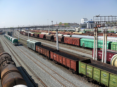 Chelyabnisk火车站工业乘客运输技术平台铁路旅行机车出口货物图片
