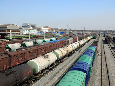 Chelyabnisk火车站乘客旅行车皮商业平台工业铁路货物速度车站图片